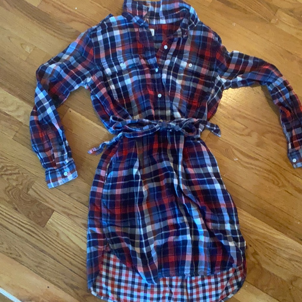 Plaid flannel gap dress - Picture 1 of 5